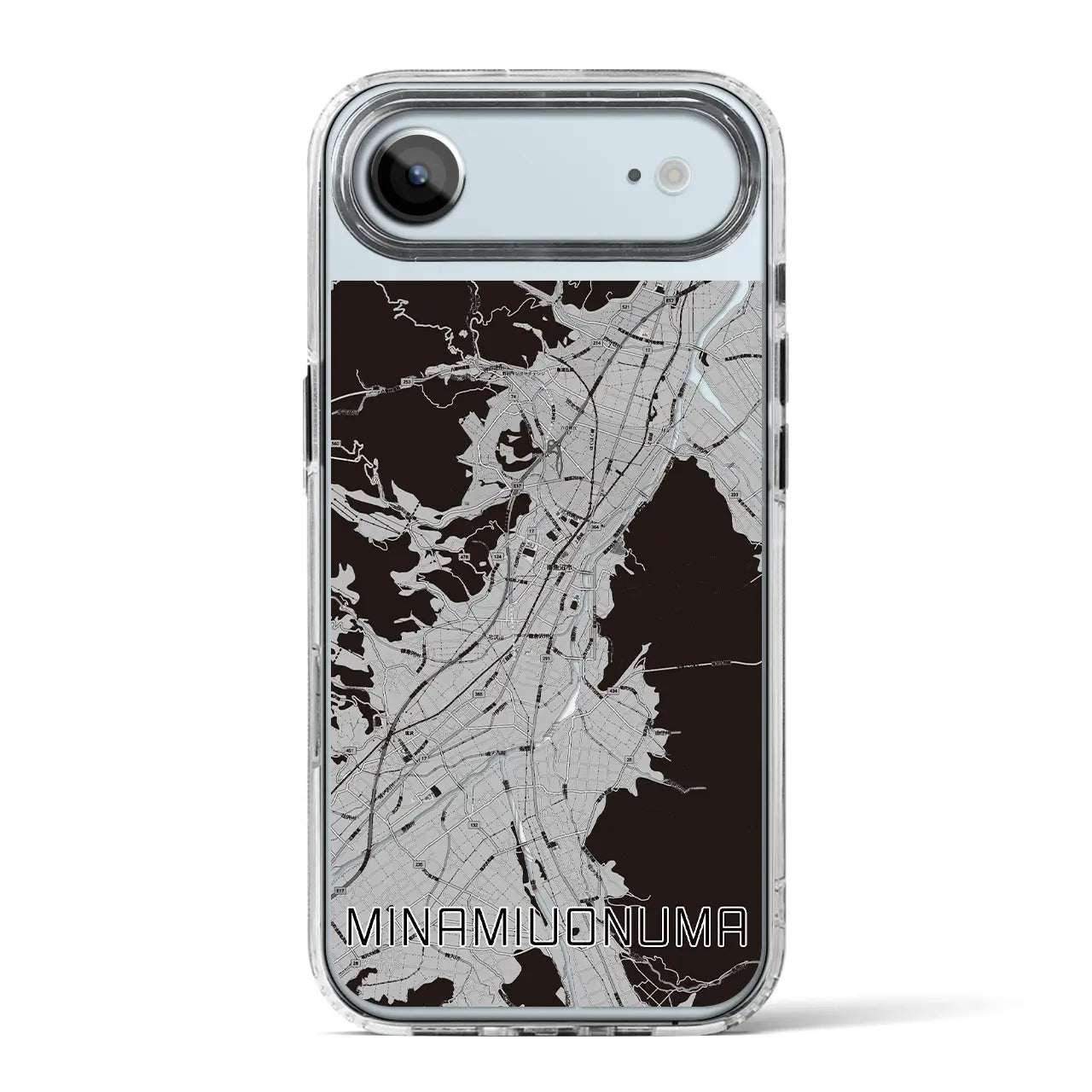 【南魚沼（新潟県）】地図柄iPhoneケース（MagSafeタイプ）