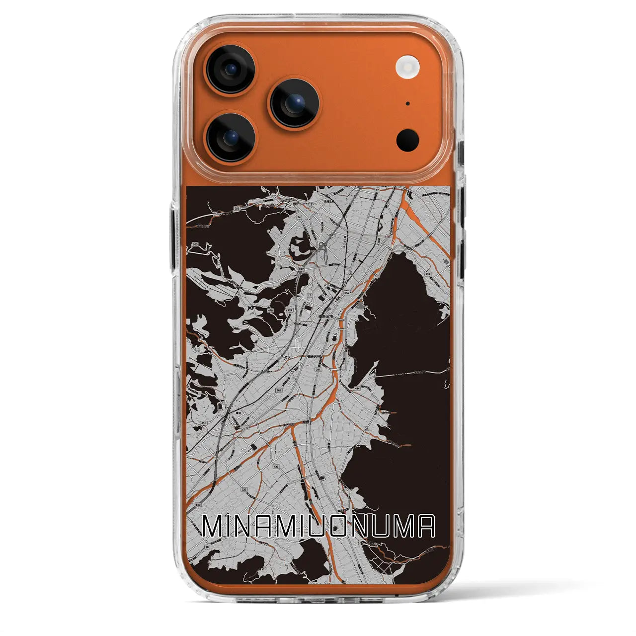 【南魚沼（新潟県）】地図柄iPhoneケース（MagSafeタイプ）