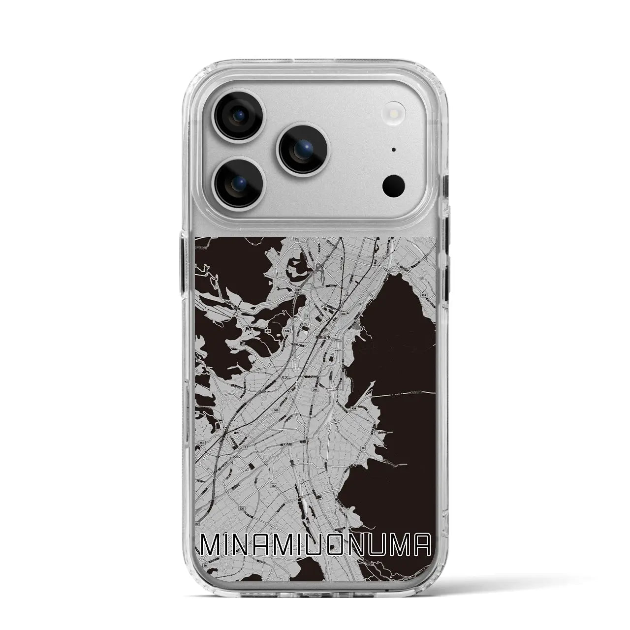 【南魚沼（新潟県）】地図柄iPhoneケース（MagSafeタイプ）