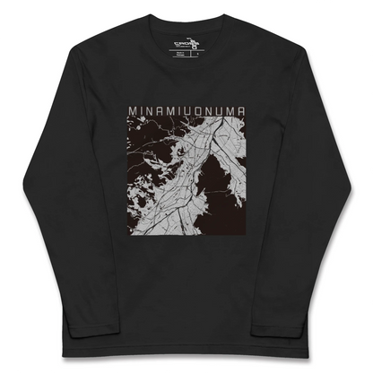 【南魚沼（新潟県）】地図柄ロングスリーブTシャツ