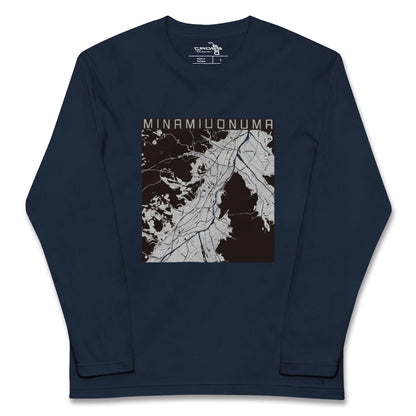 【南魚沼（新潟県）】地図柄ロングスリーブTシャツ