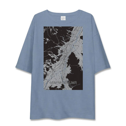 【南魚沼（新潟県）】地図柄ビッグシルエットTシャツ