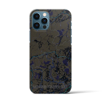 【南山城（京都府）】地図柄iPhoneケース（バックカバータイプ）