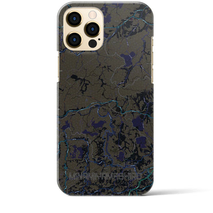 【南山城（京都府）】地図柄iPhoneケース（バックカバータイプ）