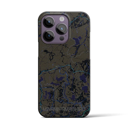 【南山城（京都府）】地図柄iPhoneケース（バックカバータイプ）