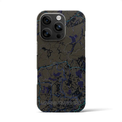 【南山城（京都府）】地図柄iPhoneケース（バックカバータイプ）