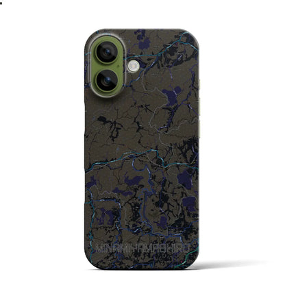 【南山城（京都府）】地図柄iPhoneケース（バックカバータイプ）