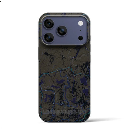 【南山城（京都府）】地図柄iPhoneケース（バックカバータイプ）