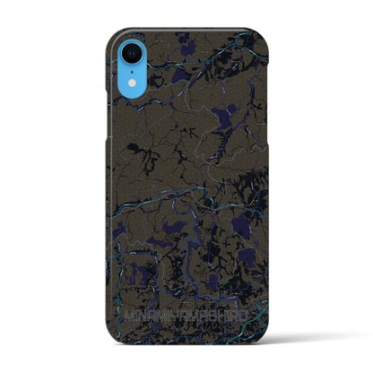 【南山城（京都府）】地図柄iPhoneケース（バックカバータイプ）