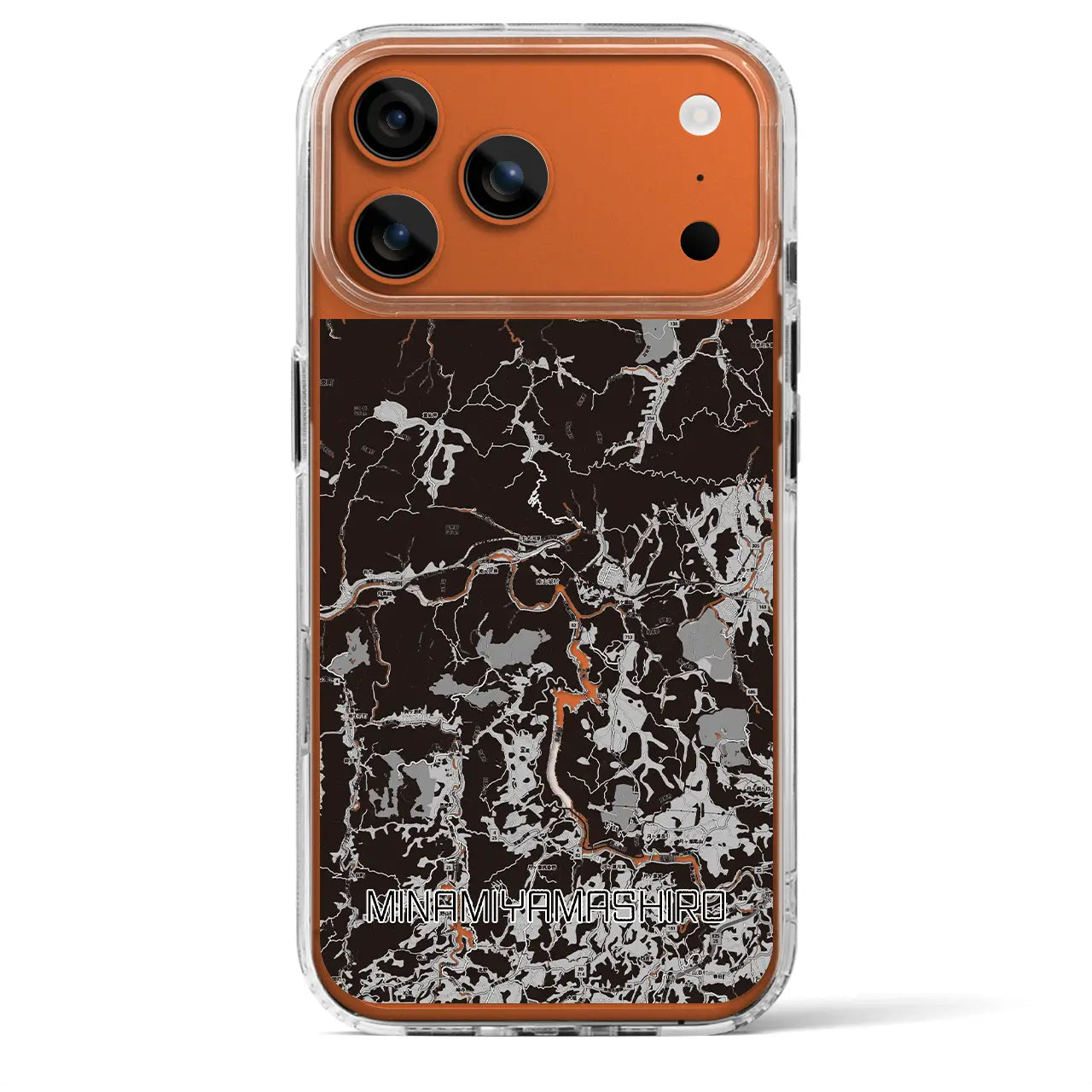 【南山城（京都府）】地図柄iPhoneケース（MagSafeタイプ）