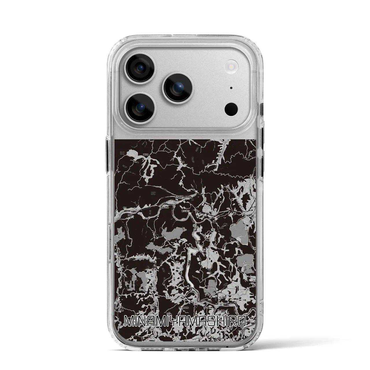 【南山城（京都府）】地図柄iPhoneケース（MagSafeタイプ）