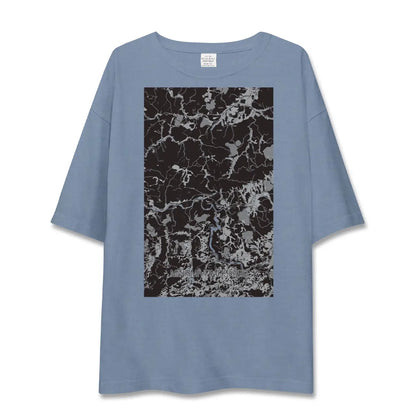 【南山城（京都府）】地図柄ビッグシルエットTシャツ