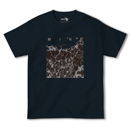 【美祢2（山口県）】地図柄ヘビーウェイトTシャツ