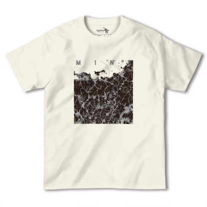 【美祢2（山口県）】地図柄ヘビーウェイトTシャツ