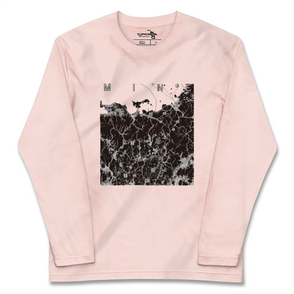 【美祢2（山口県）】地図柄ロングスリーブTシャツ