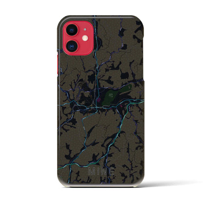 【美祢（山口県）】地図柄iPhoneケース（バックカバータイプ）