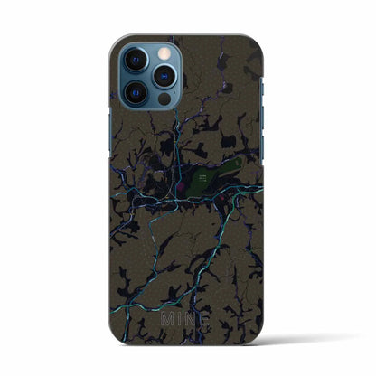 【美祢（山口県）】地図柄iPhoneケース（バックカバータイプ）