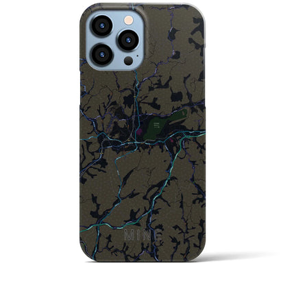 【美祢（山口県）】地図柄iPhoneケース（バックカバータイプ）