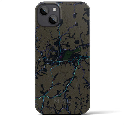 【美祢（山口県）】地図柄iPhoneケース（バックカバータイプ）