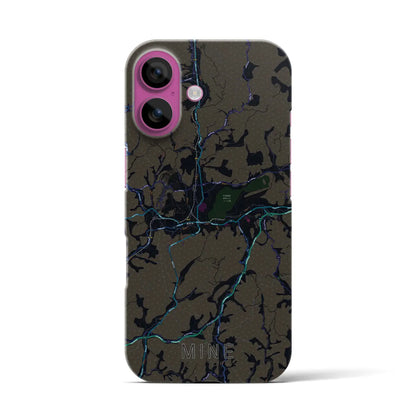 【美祢（山口県）】地図柄iPhoneケース（バックカバータイプ）