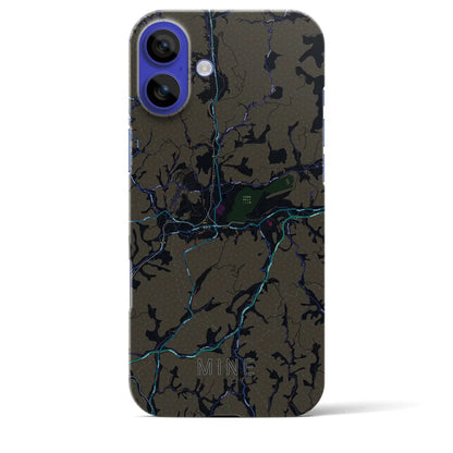 【美祢（山口県）】地図柄iPhoneケース（バックカバータイプ）