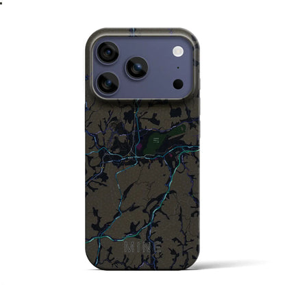 【美祢（山口県）】地図柄iPhoneケース（バックカバータイプ）