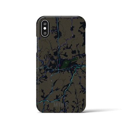 【美祢（山口県）】地図柄iPhoneケース（バックカバータイプ）