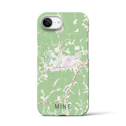 【美祢（山口県）】地図柄iPhoneケース（バックカバータイプ）