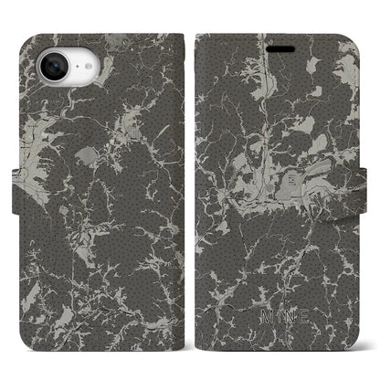 【美祢（山口県）】地図柄iPhoneケース（手帳タイプ）