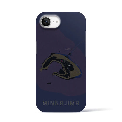 【水納島（沖縄県）】地図柄iPhoneケース（バックカバータイプ）