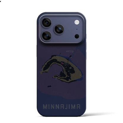 【水納島（沖縄県）】地図柄iPhoneケース（バックカバータイプ）