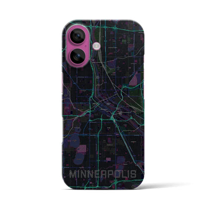 【ミネアポリス（アメリカ）】地図柄iPhoneケース（バックカバータイプ）