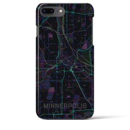 【ミネアポリス（アメリカ）】地図柄iPhoneケース（バックカバータイプ）