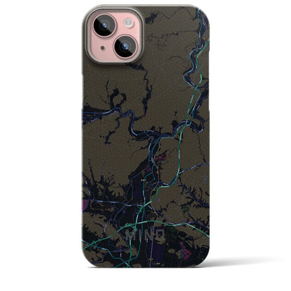 【美濃（岐阜県）】地図柄iPhoneケース（バックカバータイプ）