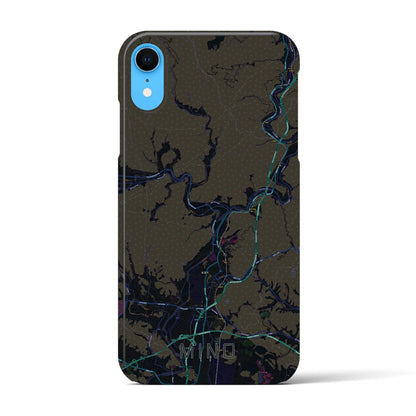 【美濃（岐阜県）】地図柄iPhoneケース（バックカバータイプ）