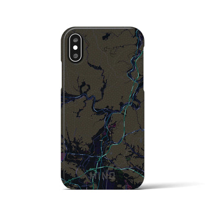 【美濃（岐阜県）】地図柄iPhoneケース（バックカバータイプ）