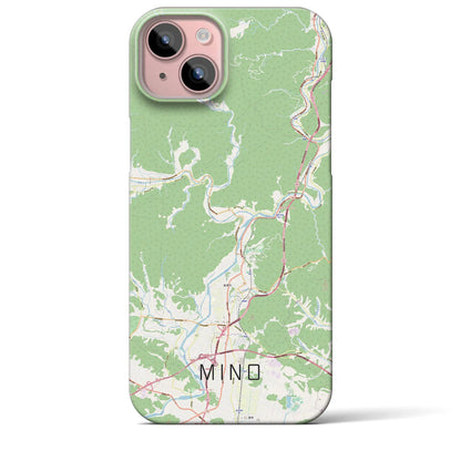 【美濃（岐阜県）】地図柄iPhoneケース（バックカバータイプ）