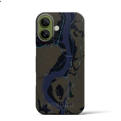 【身延（山梨県）】地図柄iPhoneケース（バックカバータイプ）