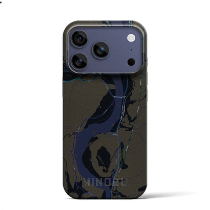 【身延（山梨県）】地図柄iPhoneケース（バックカバータイプ）