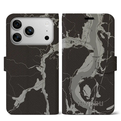 【身延（山梨県）】地図柄iPhoneケース（手帳タイプ）