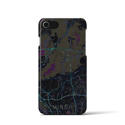 【箕面（大阪府）】地図柄iPhoneケース（バックカバータイプ）