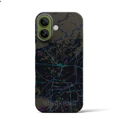 【美濃加茂（岐阜県）】地図柄iPhoneケース（バックカバータイプ）