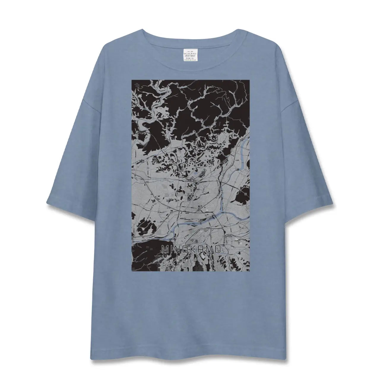【美濃加茂（岐阜県）】地図柄ビッグシルエットTシャツ