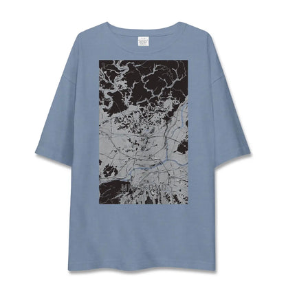 【美濃加茂（岐阜県）】地図柄ビッグシルエットTシャツ