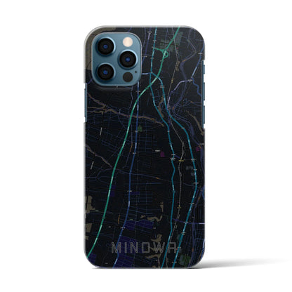 【箕輪（長野県）】地図柄iPhoneケース（バックカバータイプ）