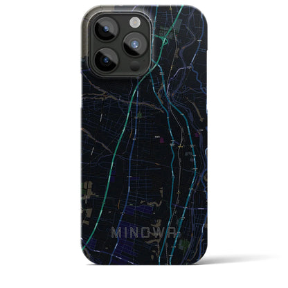 【箕輪（長野県）】地図柄iPhoneケース（バックカバータイプ）