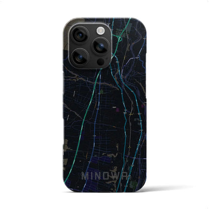 【箕輪（長野県）】地図柄iPhoneケース（バックカバータイプ）