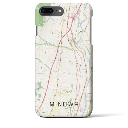 【箕輪（長野県）】地図柄iPhoneケース（バックカバータイプ）