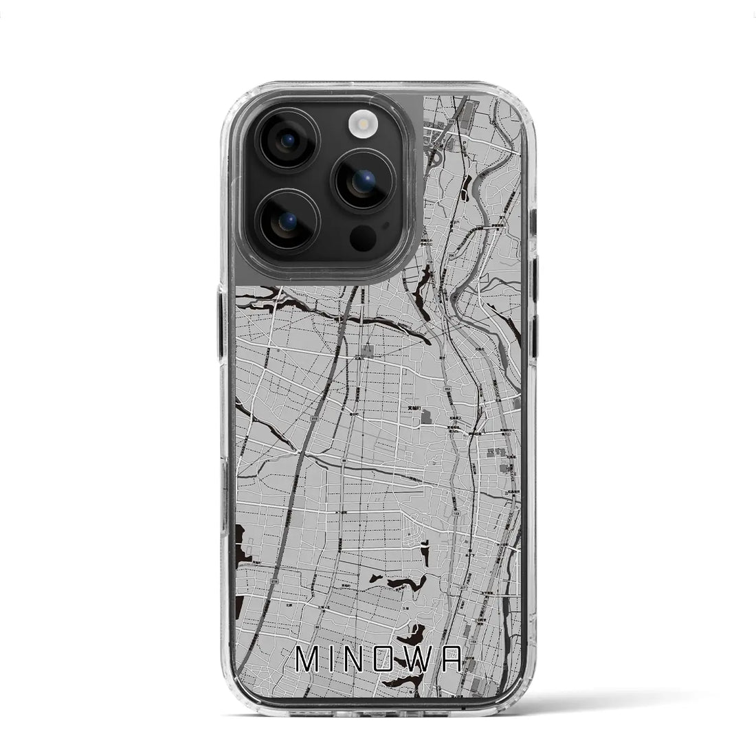 【箕輪（長野県）】地図柄iPhoneケース（MagSafeタイプ）
