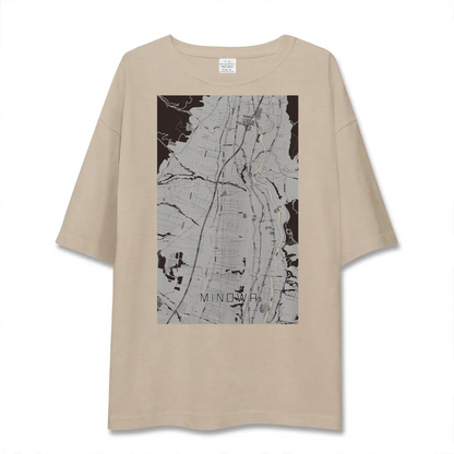 【箕輪（長野県）】地図柄ビッグシルエットTシャツ